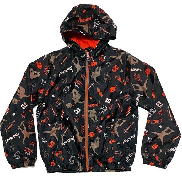 Survival Gear Skate Print Lined Windbreaker - Picture 1 of 4